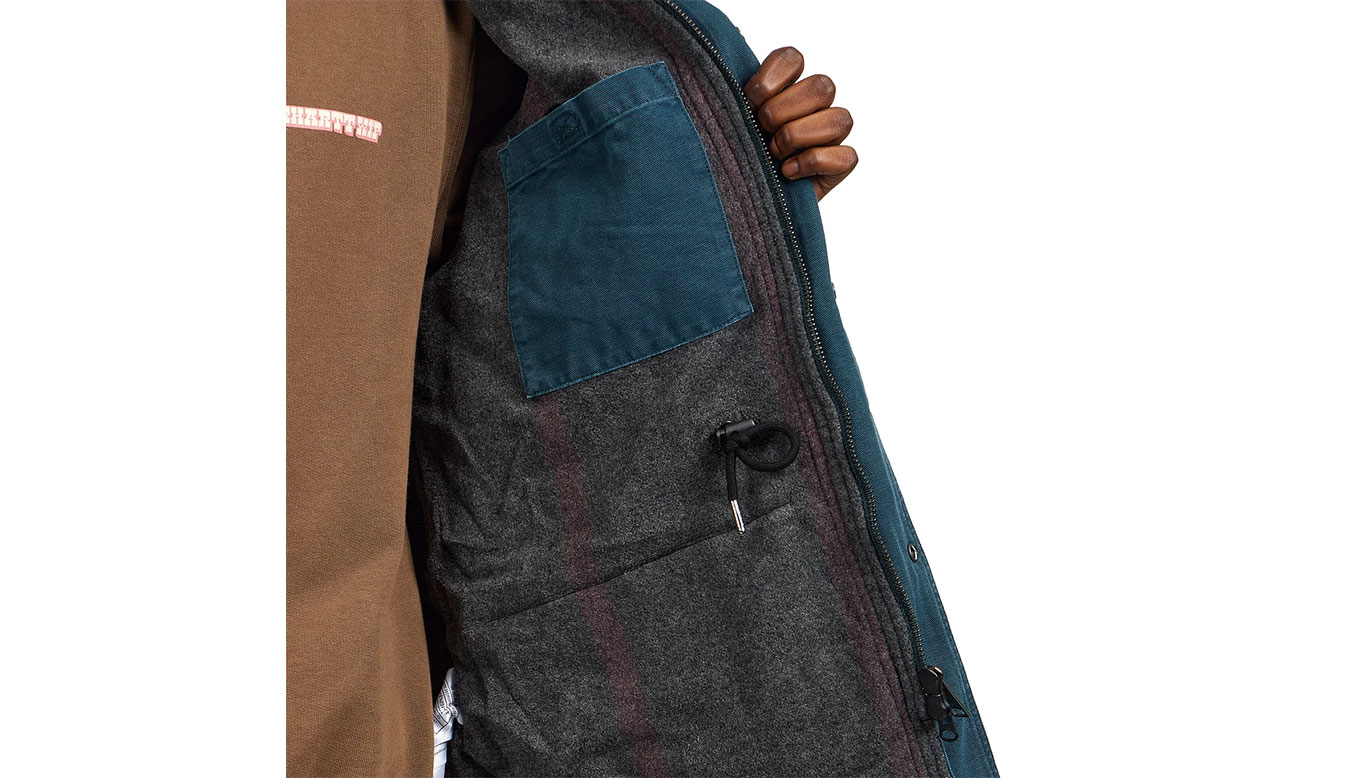 Carhartt WIP OG Santa Fe Coat Deep Lagoon Uomini - Giacche Carhartt WIP - Blu - I034314_2NC_4O-XL