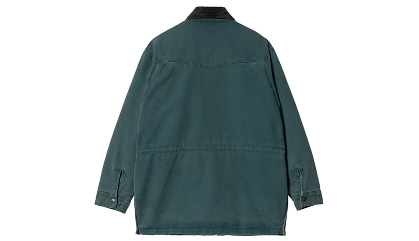 Carhartt WIP OG Santa Fe Coat Deep Lagoon Uomini - Giacche Carhartt WIP - Blu - I034314_2NC_4O-XL