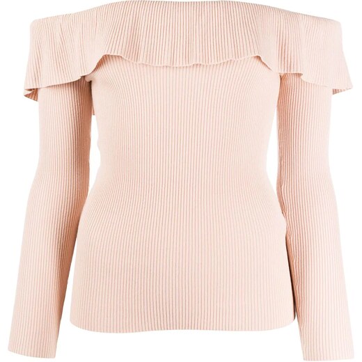 RED Valentino Maglione con spalle scoperte - Rosa. Donna - Stileo.it