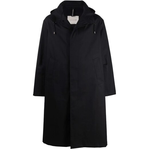 Mackintosh Impermeabile WOLFSON con cappuccio - Nero 