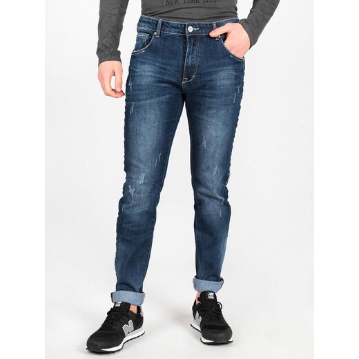 Jeans con strisce hot sale laterali uomo