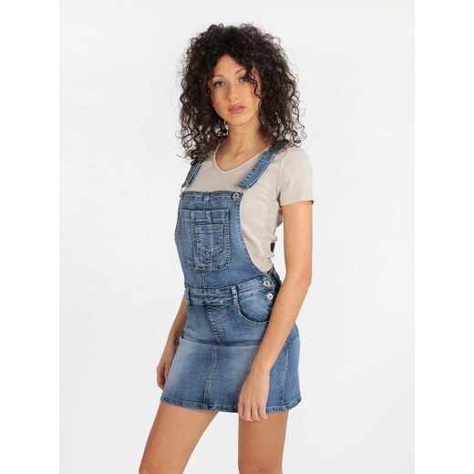 Miss Natalie Salopette in jeans corta da donna: in offerta a 19.99€ su