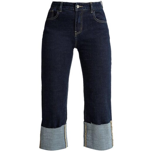 Ghiaccio&Limone Jeans Larghi Sfrangiati Sotto Push Up Zampa Donna Taglia Xl  