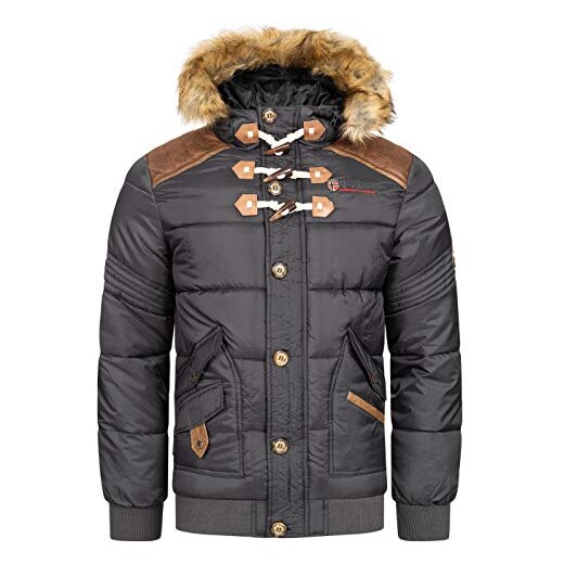 Geographical Norway - Giacca Invernale da uomo, trapuntata, Parka