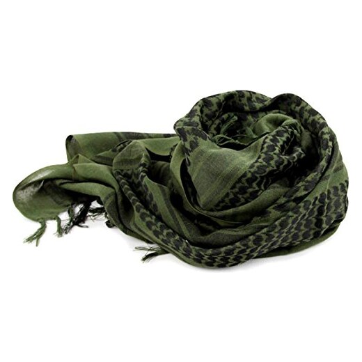 Stofirst Autunno Inverno Donna Uomo Unisex Shemagh Grande Esercito Militare  Kefiah Piazza Sciarpa Moda 100% Cotone Molle Nappe Scaldacollo Fazzoletto  da Collo(Esercito verde) 