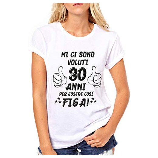 T-Shirt Compleanno uomo Maglietta 30° compleanno - Mi ci sono