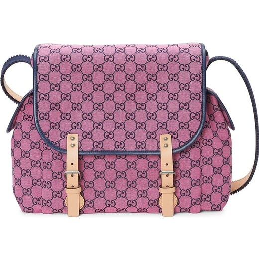 ▷ Borsa verde per bembina con incrocio GG Gucci Kids