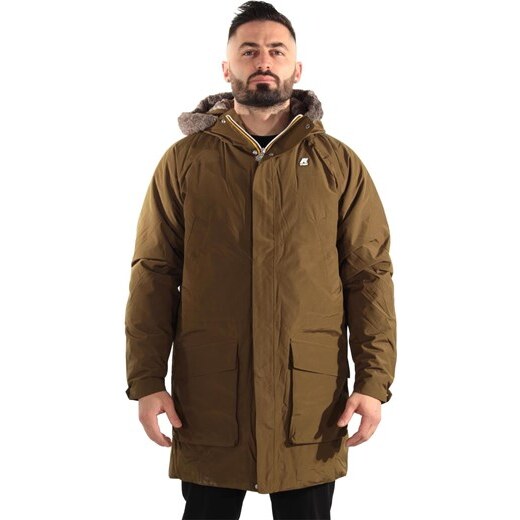 K-Way Parka josh warm seal oliva . Uomo 