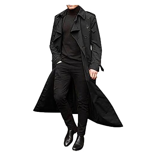 Kobilee Giacca In Pelle Uomo Elegante Classico Cappotto Giacca