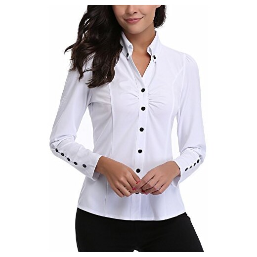 Blusa elegante bianca shops