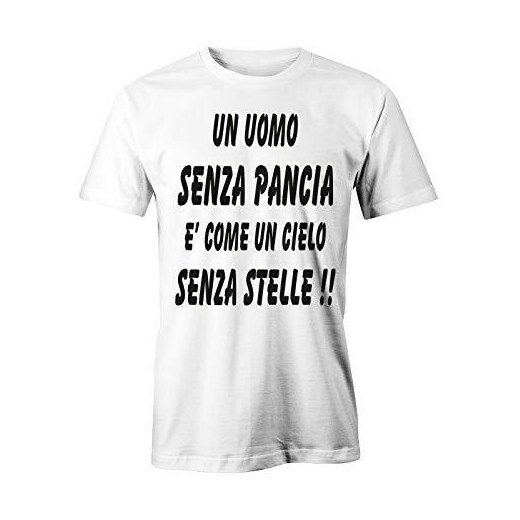 T-shirt Personalizzata Un Uomo Senza Pancia è Come Un Cielo Senza Stelle