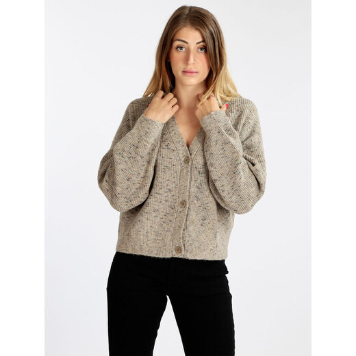 Lois & Pepe Cardigan donna in maglia misto lana con frange: in