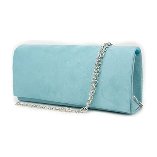 Emila Pochette donna elegante da cerimonia scamosciata Borsa a