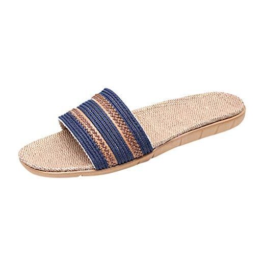 LCpddajlspig Ciabatte Uomo Estive Basse Piscina Aperte da Spiaggia  Pantofole Casual Trasparente Elegante Sandali Antiscivolo Gomma Infradito da  Casa Comode Scarpe da Doccia Ciabatte Mare Morbide 