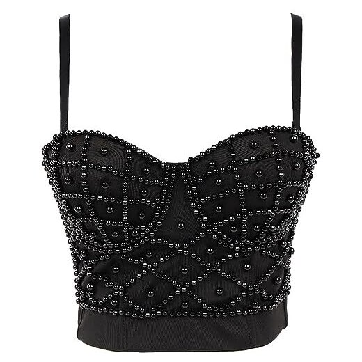 FDJIAJU Corsetti E Bustier Per Donna Top Corto Cinturino Per