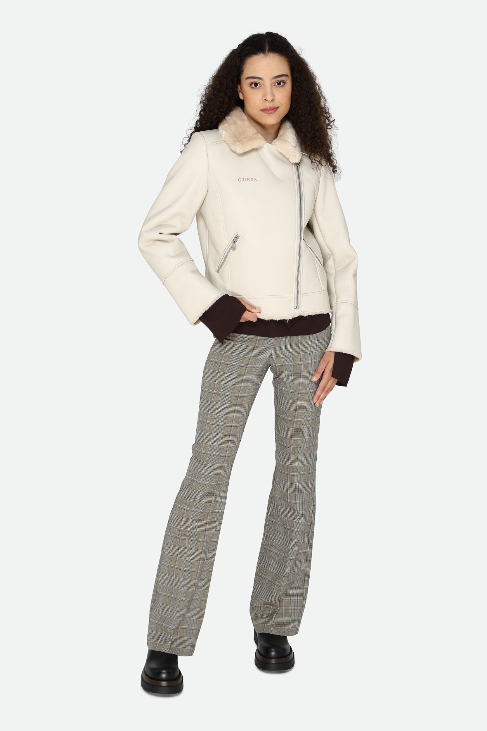 Guess Giubbotto Panna - XS