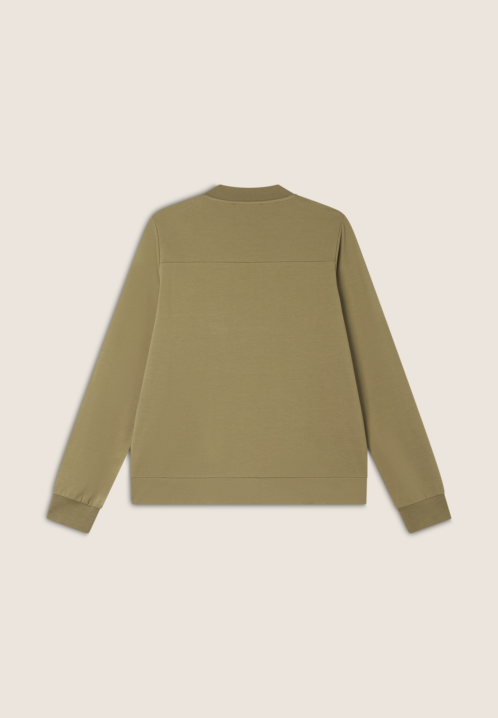 Freddy Felpa zip e collo in costina con dettagli animalier