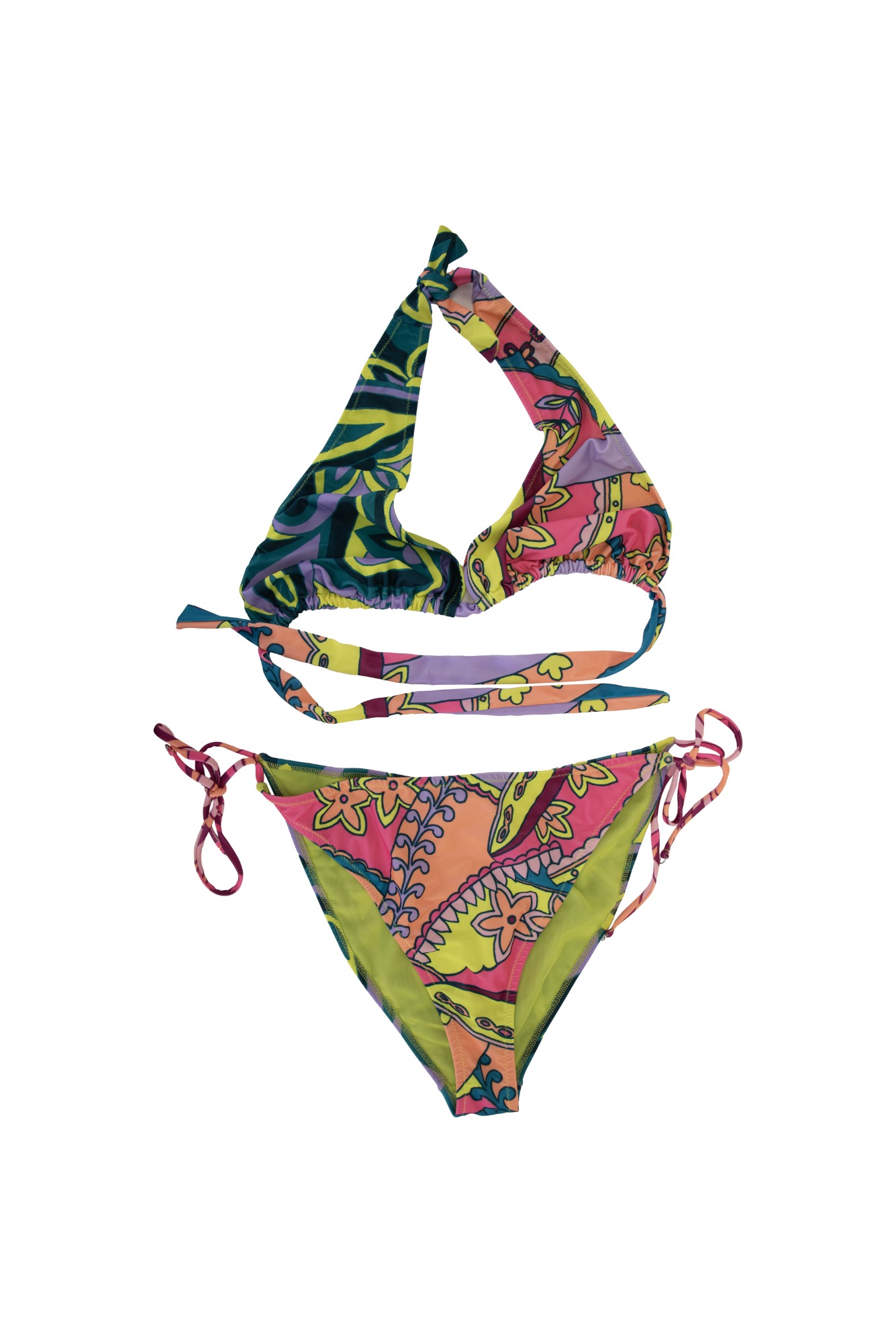 ME FUI MF23-2000X1 Bikini-L Multicolore Poliestere, Elastan