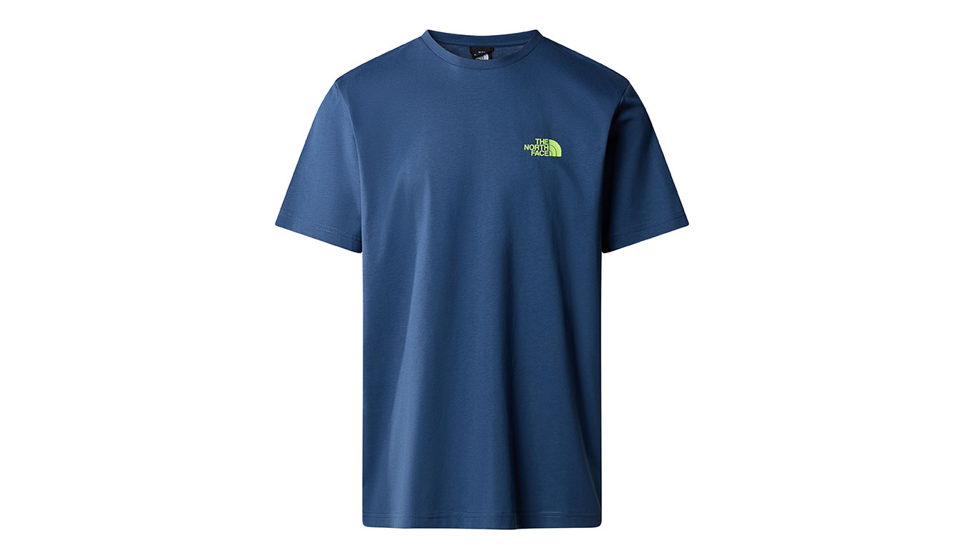 The North Face Men’S Biner Graphic 4 Tee Uomini - Magliette The North Face - Blu - NF0A894ZHDC-S