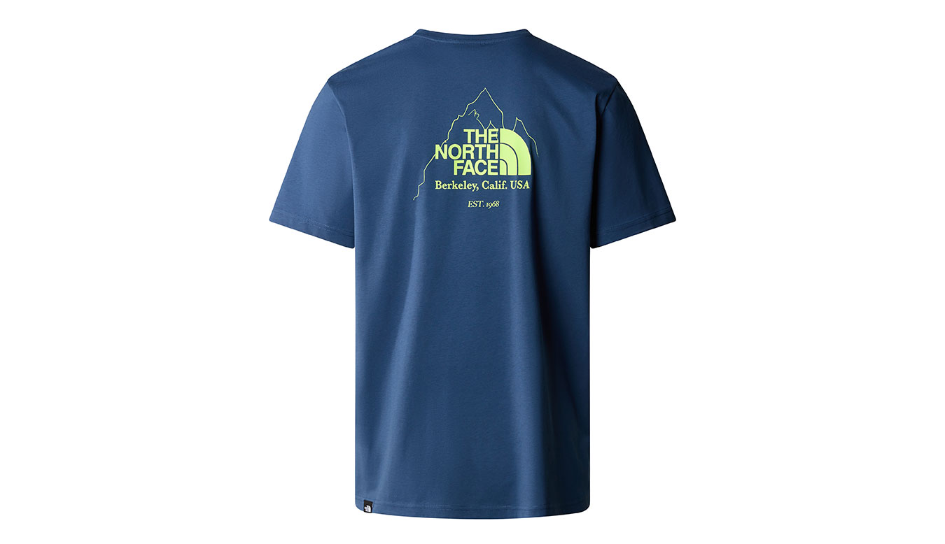 The North Face Men’S Biner Graphic 4 Tee Uomini - Magliette The North Face - Blu - NF0A894ZHDC-S