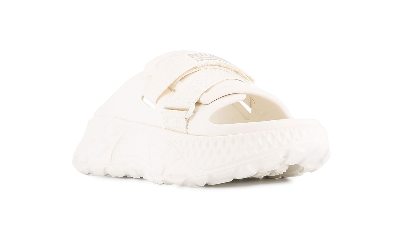 Palladium Offbound Slide Cream White M Unisex - Sandali Palladium - Marrone chiaro - 74480-180-M-5.5