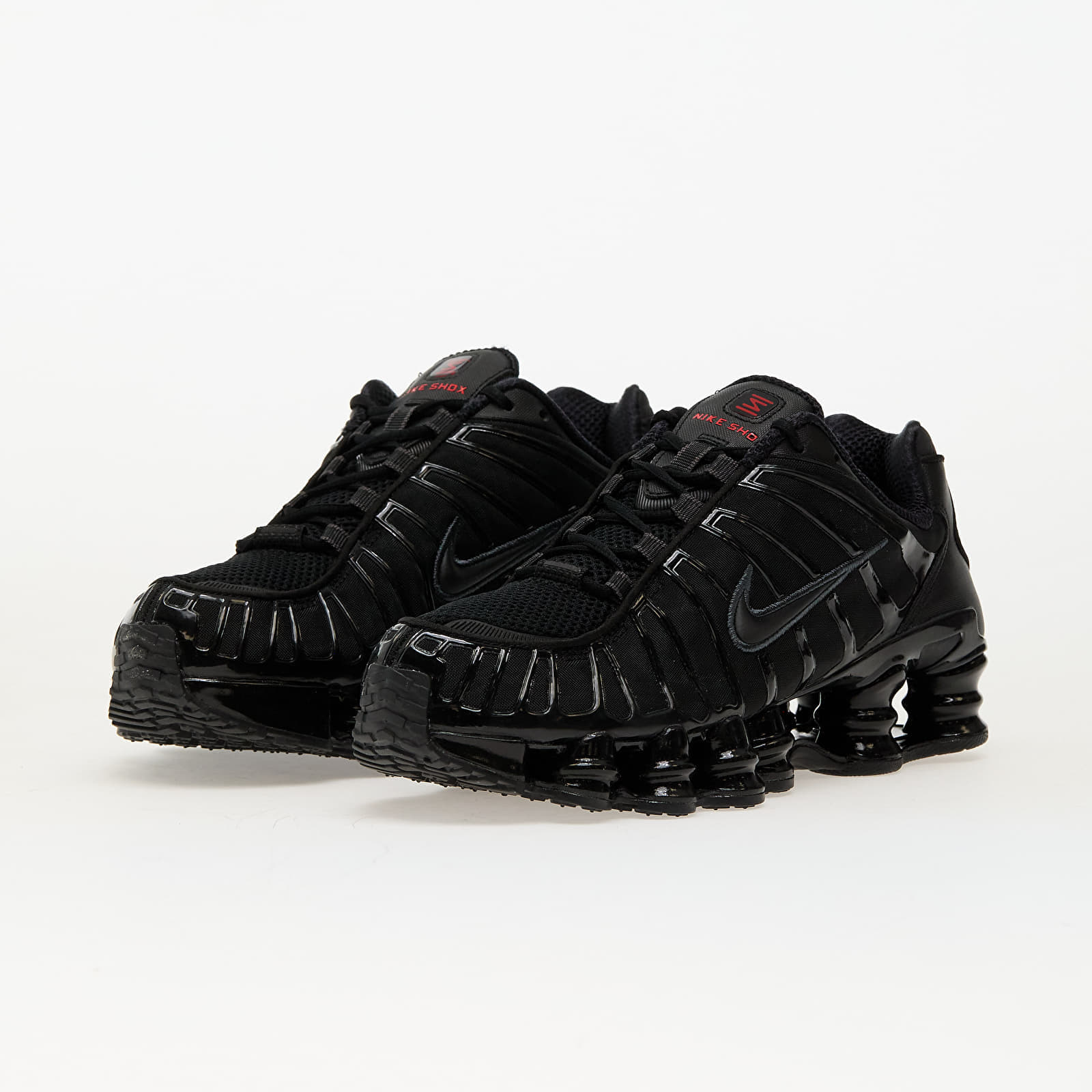 Nike Shox TL Black/ Black-Mtlc Hematite-Max Orange