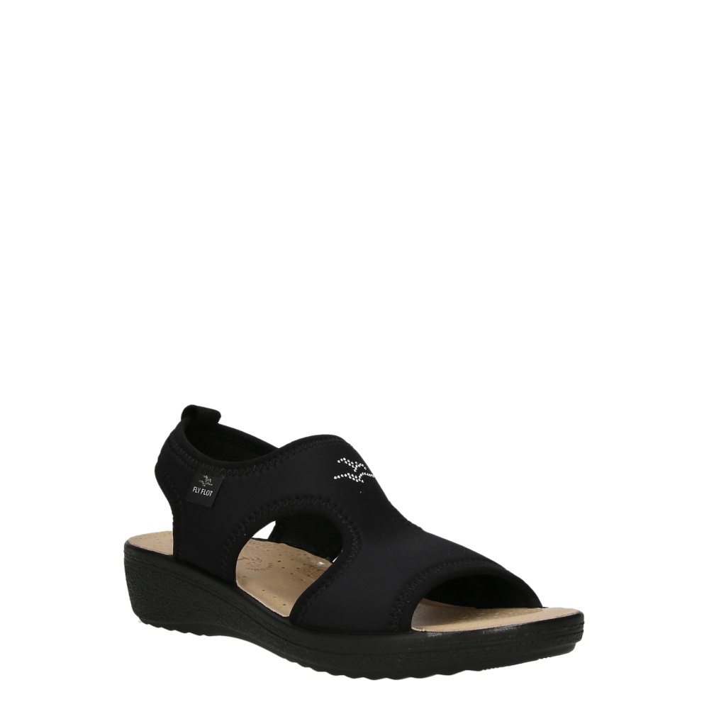 Fly flot Sandali bassi 55e71le Nero