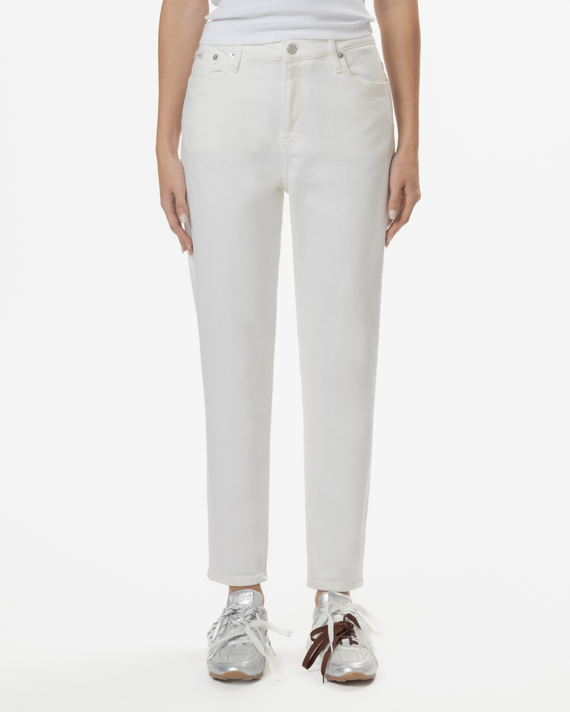 Pantaloni Calvin Klein Jeans 225137 Bianco