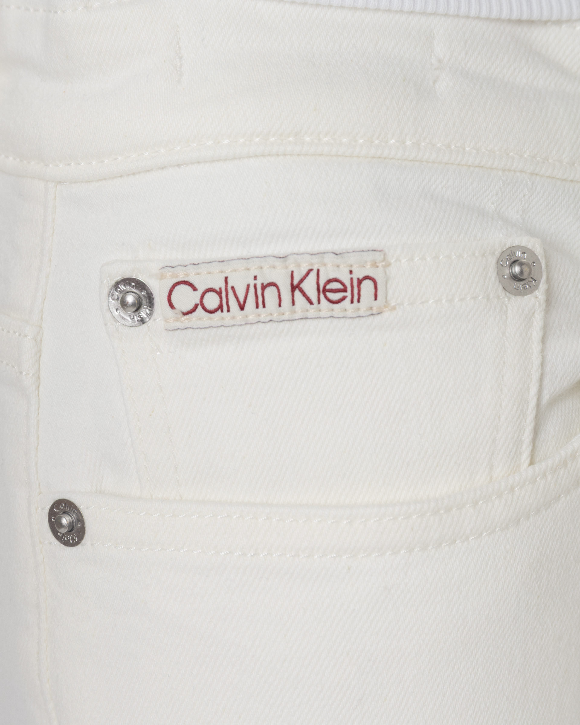 Pantaloni Calvin Klein Jeans 225137 Bianco