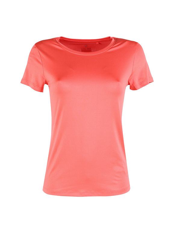 Athl Dpt T-shirt Sportiva Da Donna In Tessuto Tecnico Manica Corta Arancione Taglia L