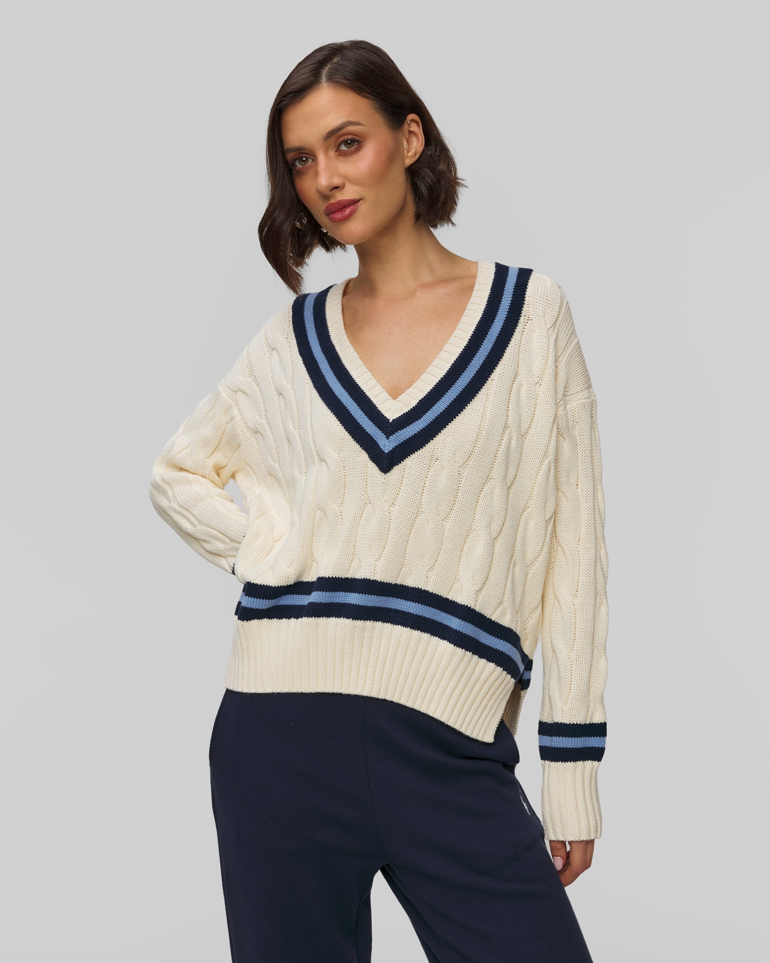 Maglione Da Donna Polo Ralph Lauren Cricket Jumper