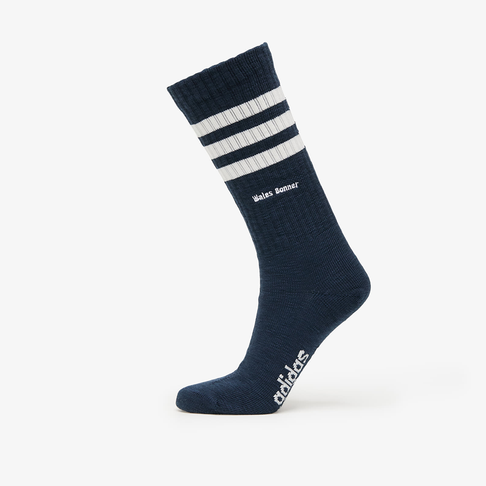 adidas Originals Calzini adidas x Wales Bonner 3 Stripe Socks 2-Pack Blue/ Night Navy/ Chalk White M