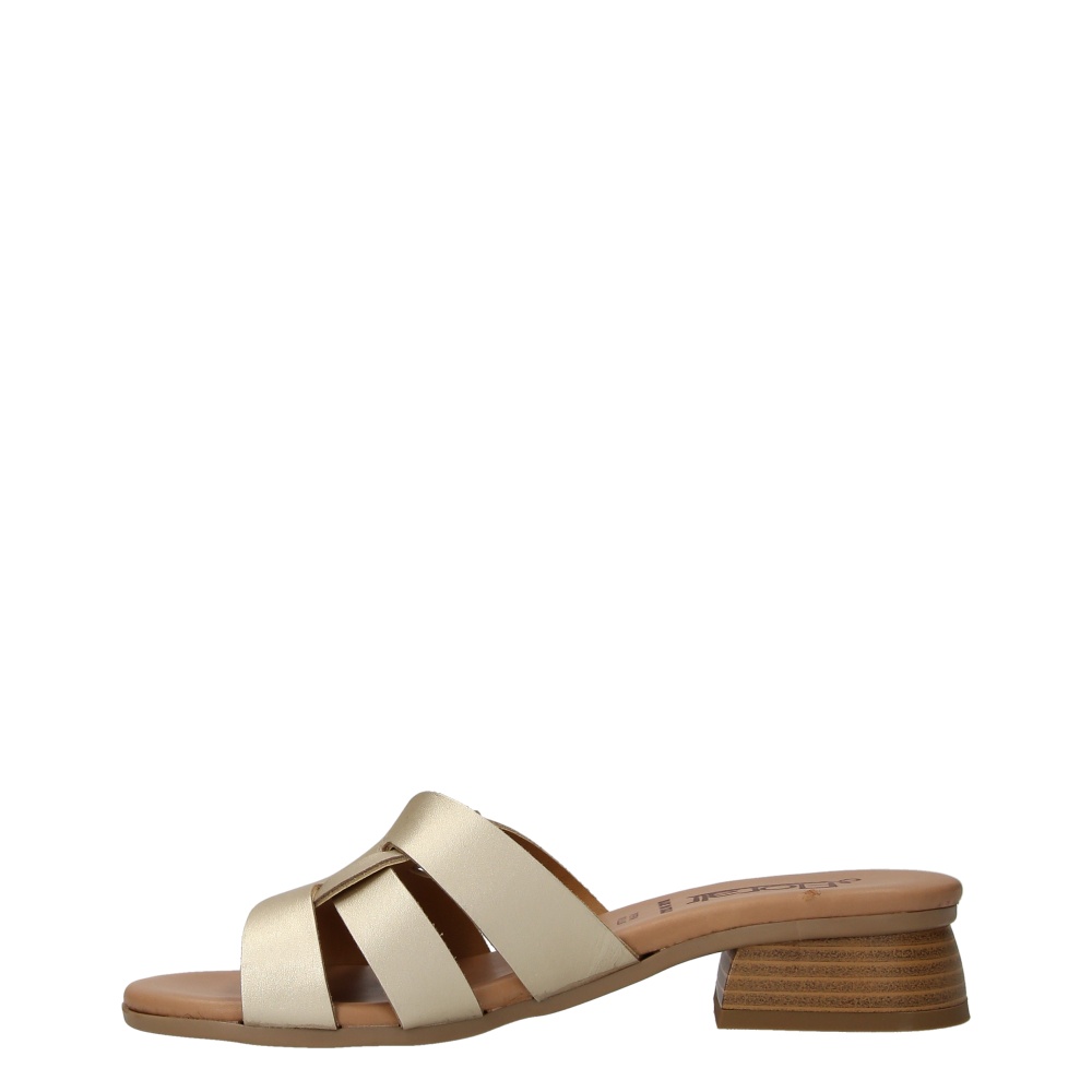 Florali Ciabatta con tacco Mb40 Platino