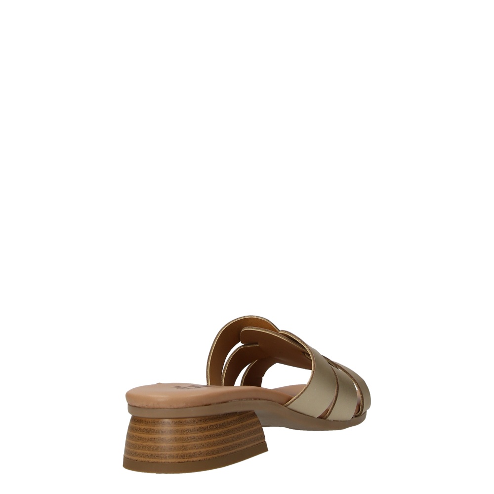 Florali Ciabatta con tacco Mb40 Platino