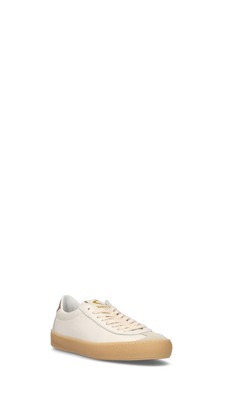 VALSPORT VALLE Sneaker uomo bianca/marrone in pelle SNEAKERS