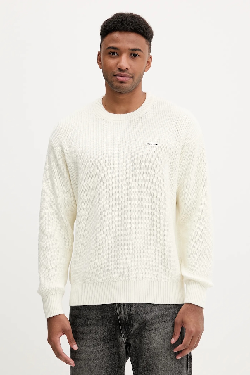 Pull Guess Homme Mélange Laine - Taille M (48), Bordeaux, Occasion Très Bon état