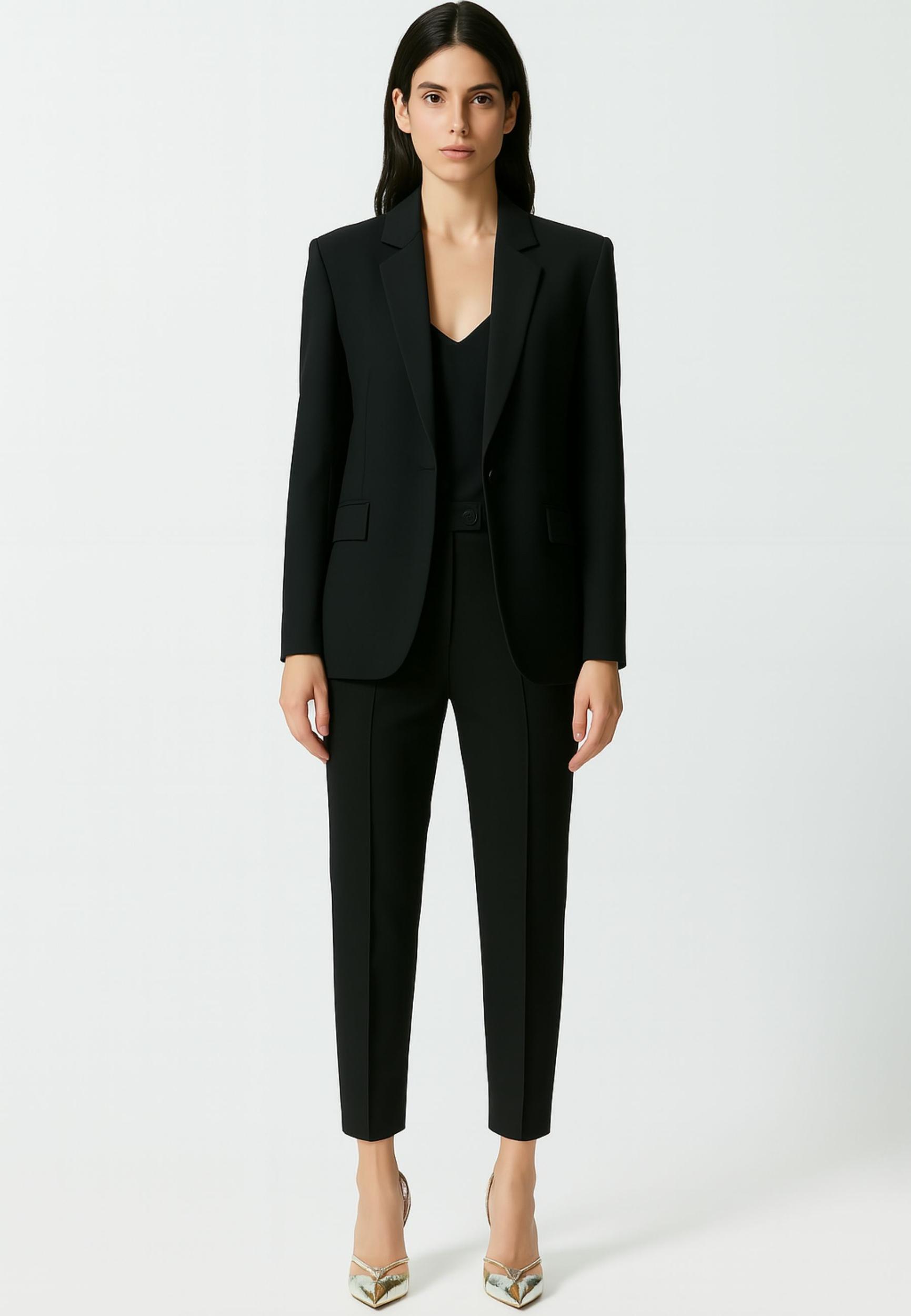 PINKO Pantaloni Tridente In Misto Viscosa