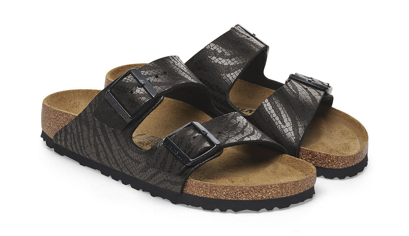 Birkenstock Arizona BS Synthetic Zebra Regular Fit Donne - Sandali Birkenstock - Nero - 1029542-5.5