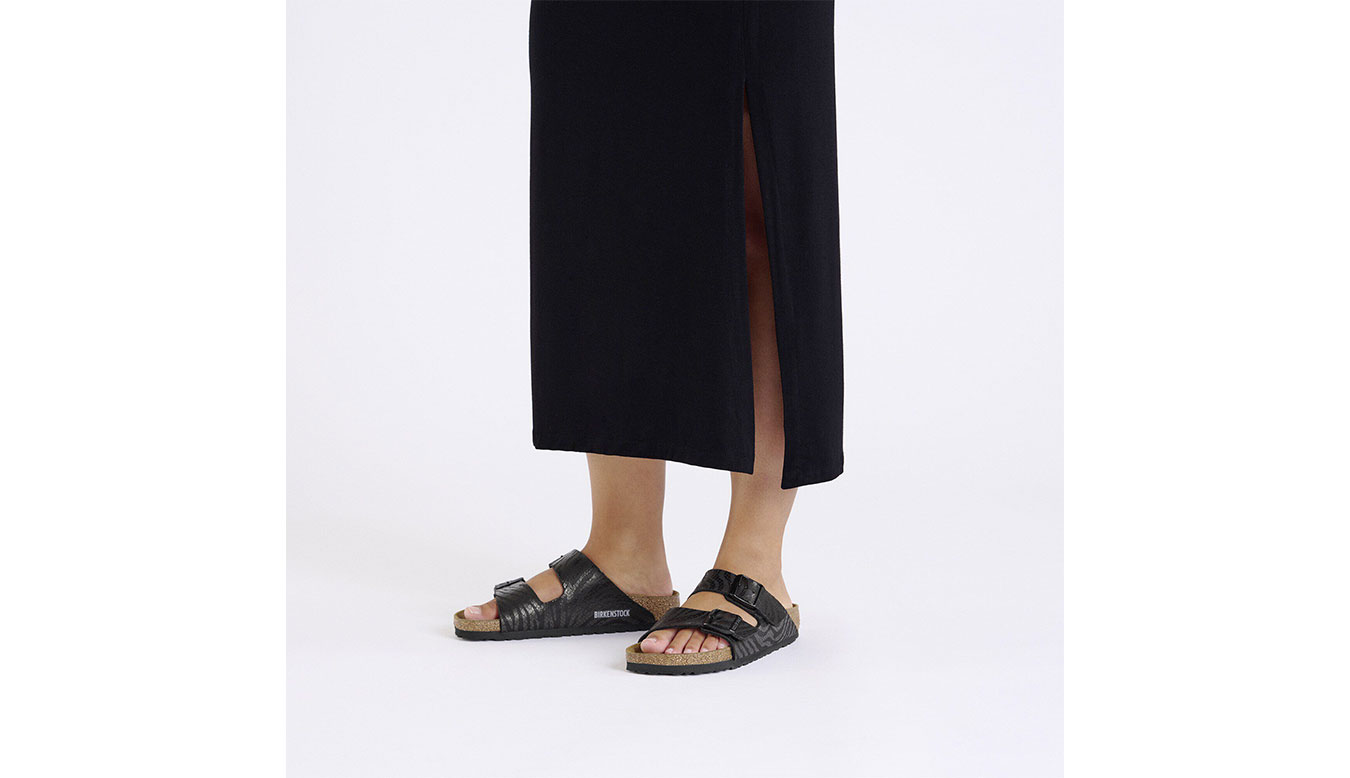 Birkenstock Arizona BS Synthetic Zebra Regular Fit Donne - Sandali Birkenstock - Nero - 1029542-5.5