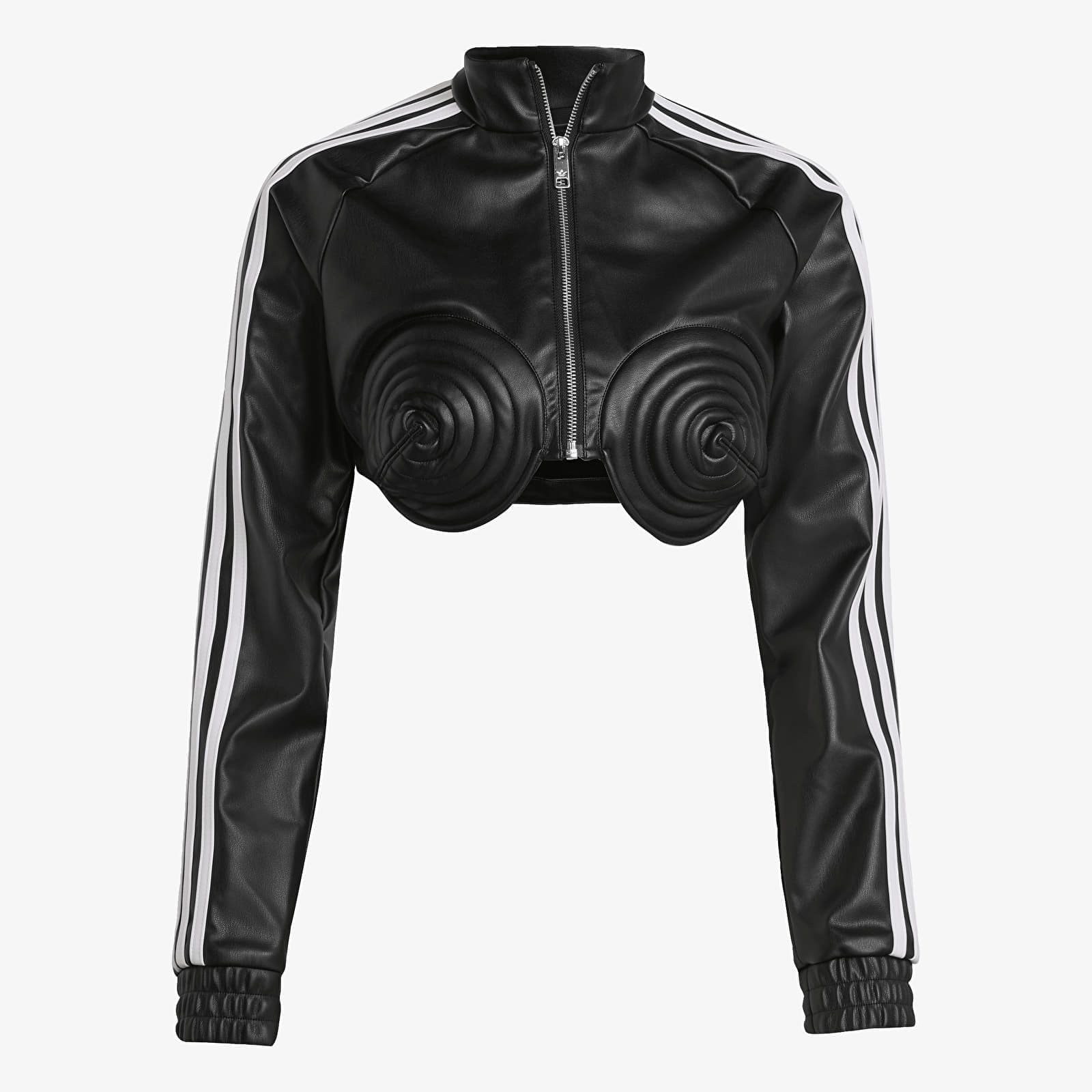 adidas Originals Giacca adidas x Jeremy Scott Faux Leather Track Top Black L