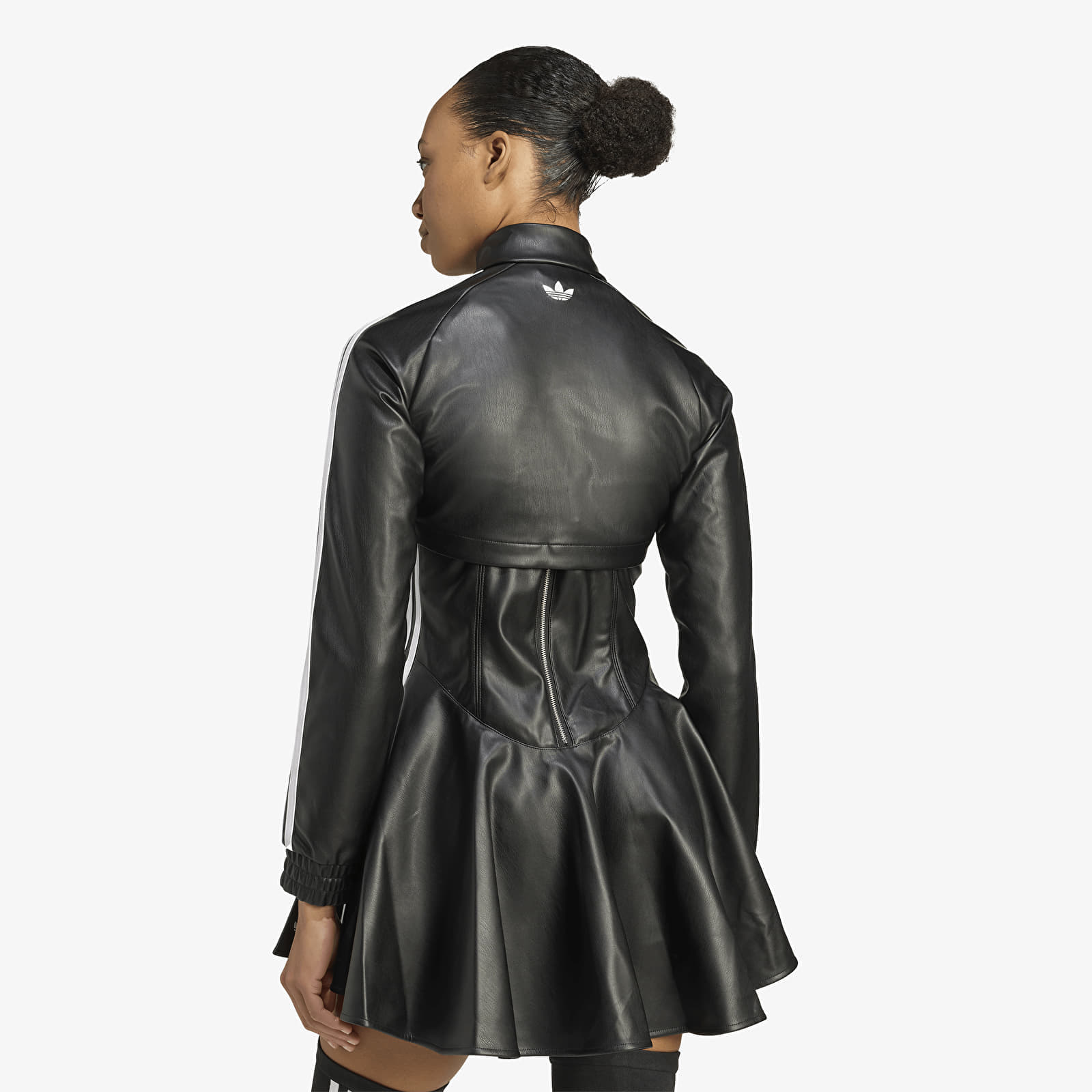 adidas Originals Giacca adidas x Jeremy Scott Faux Leather Track Top Black L