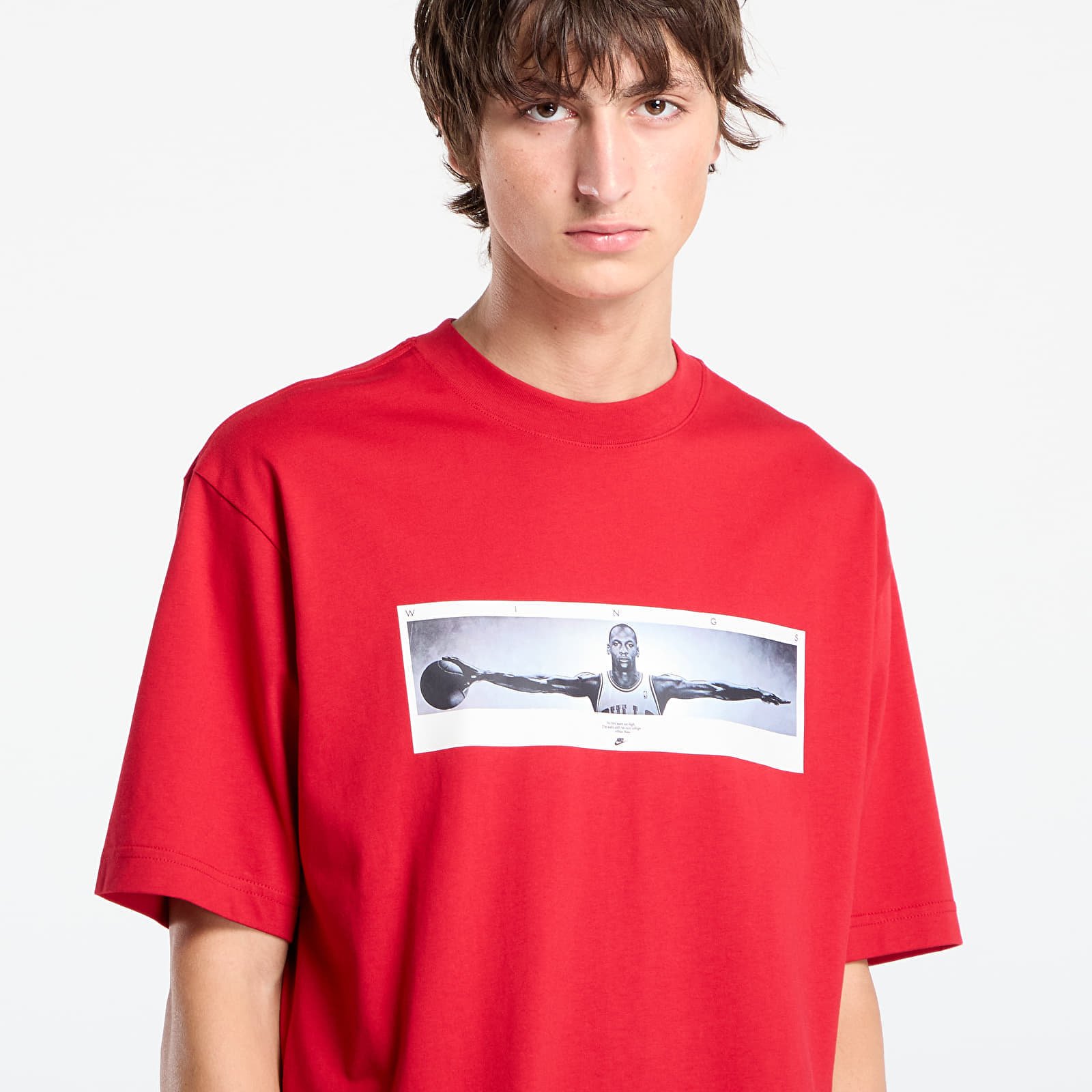 Maglietta Jordan Men's Photo T-Shirt Gym Red/ Black L