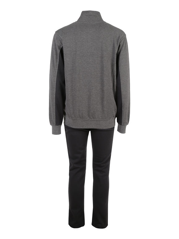 Be Board Completo Tuta Da Uomo Con Felpa e Pantaloni - Grigio Scuro Tute Sportive Taglia M