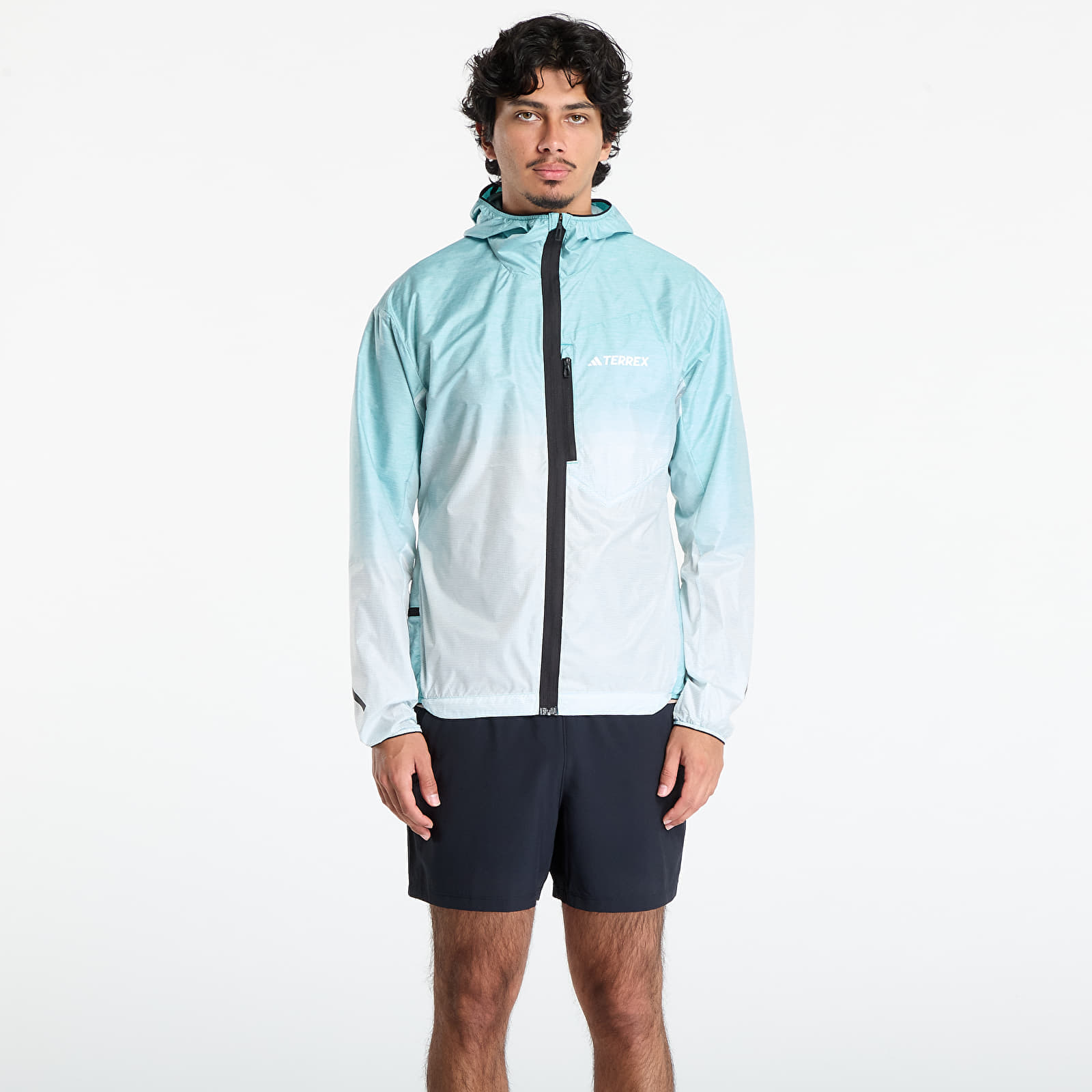 adidas Performance Giacca a vento adidas Terrex Xperior Light Windweave Jacket Pure Teal/ Semi Flash Aqua S