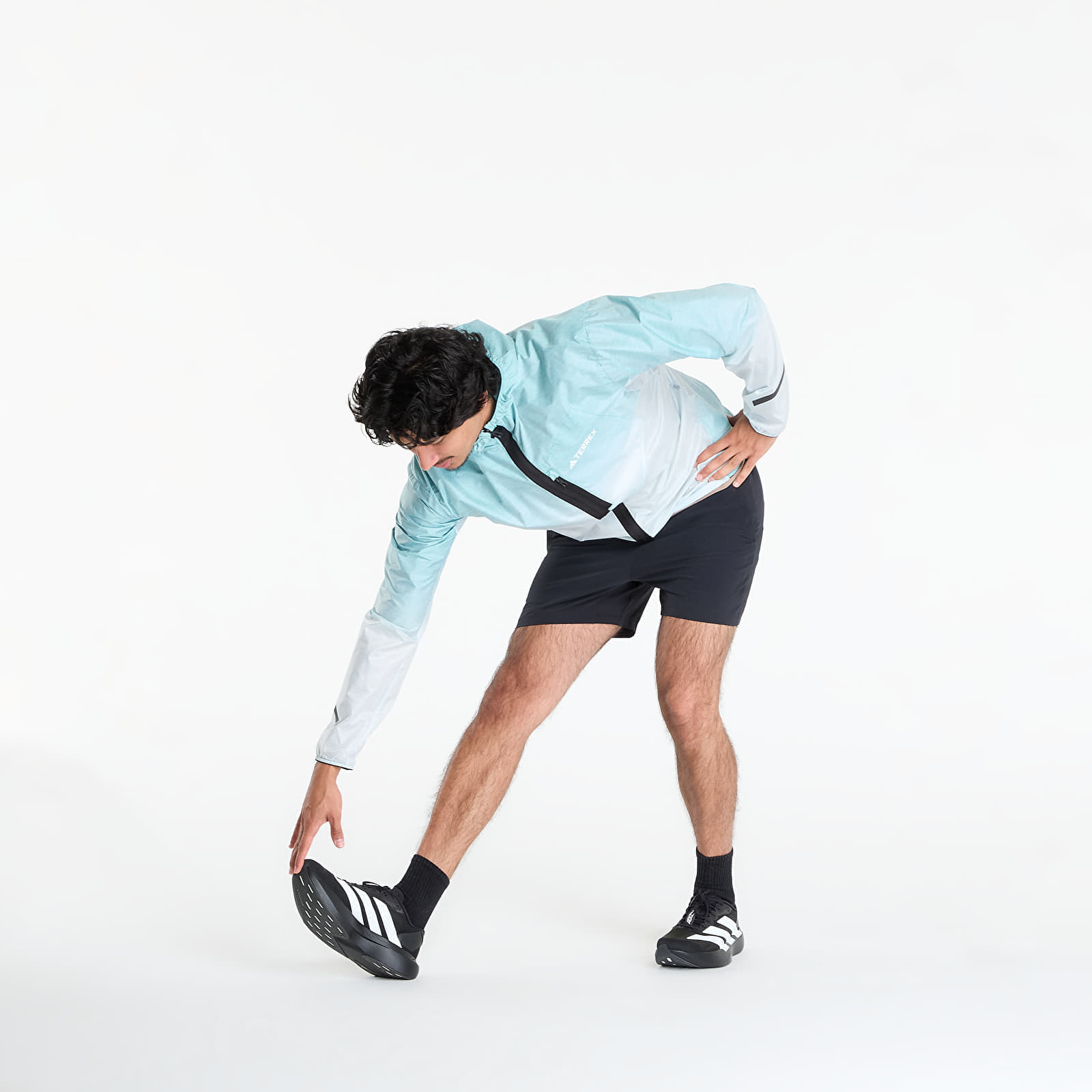 adidas Performance Giacca a vento adidas Terrex Xperior Light Windweave Jacket Pure Teal/ Semi Flash Aqua S