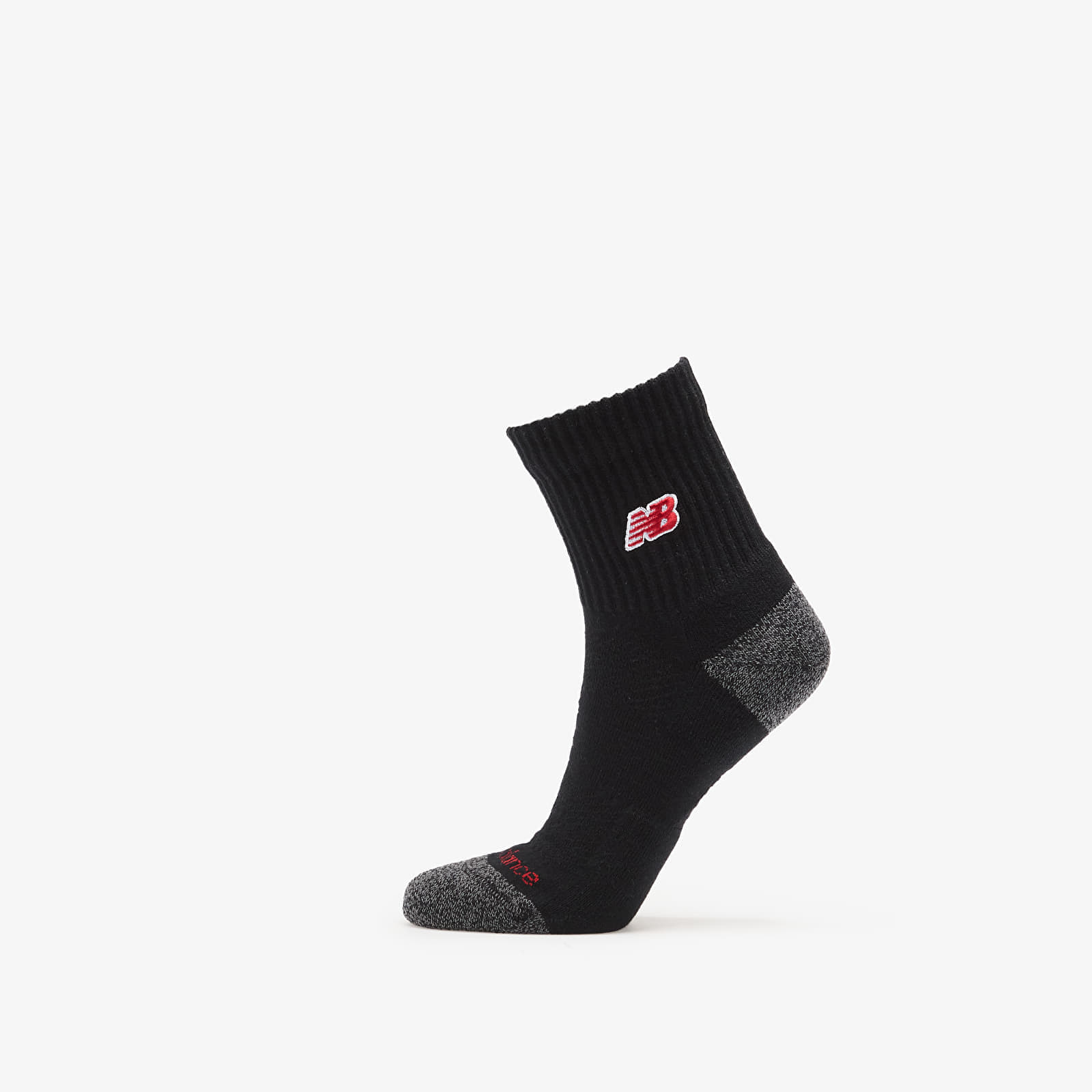 Calzini New Balance Active Premium Crew Quarter 2-Pack Black XL