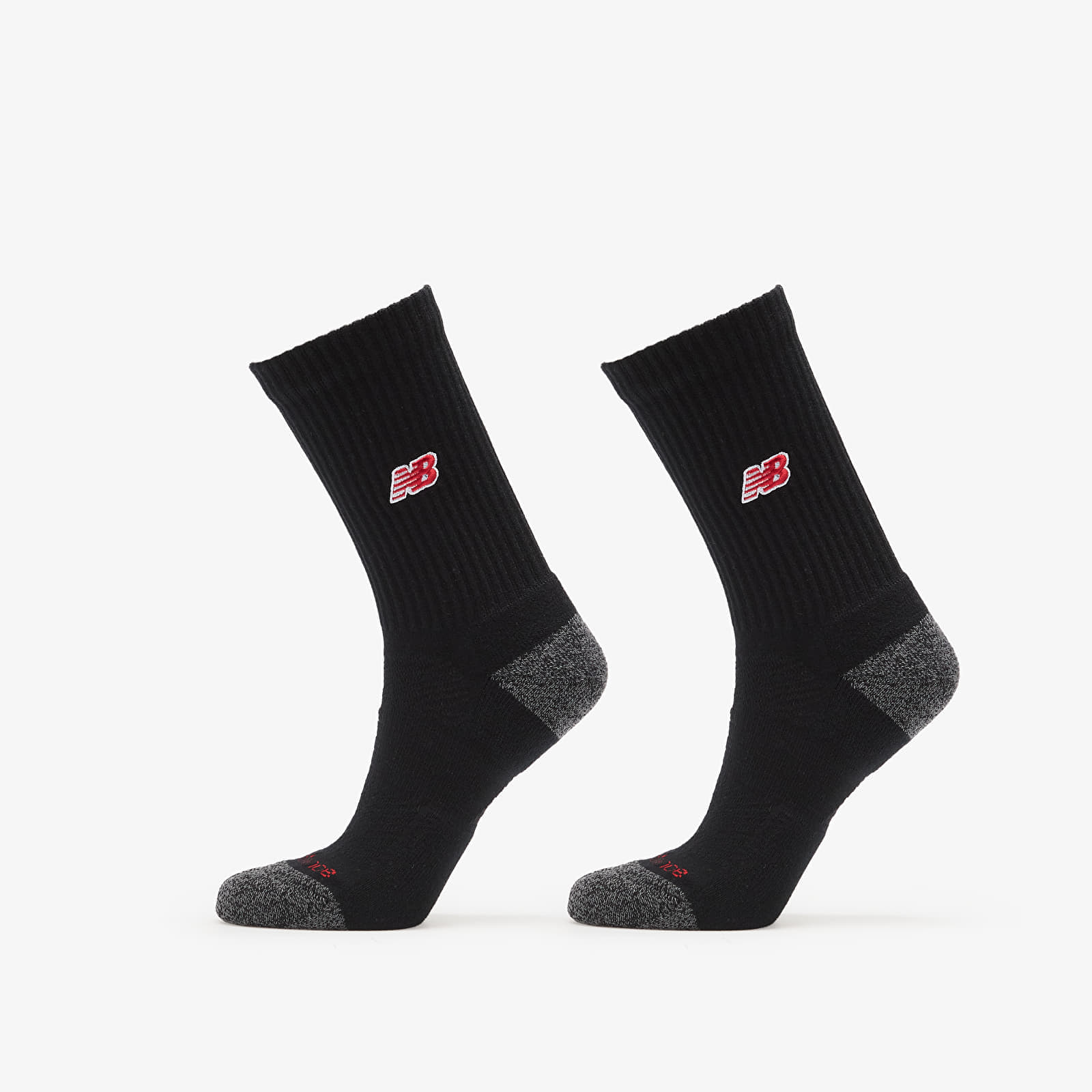 Calzini New Balance Active Premium Crew Socks 2-Pack Black S