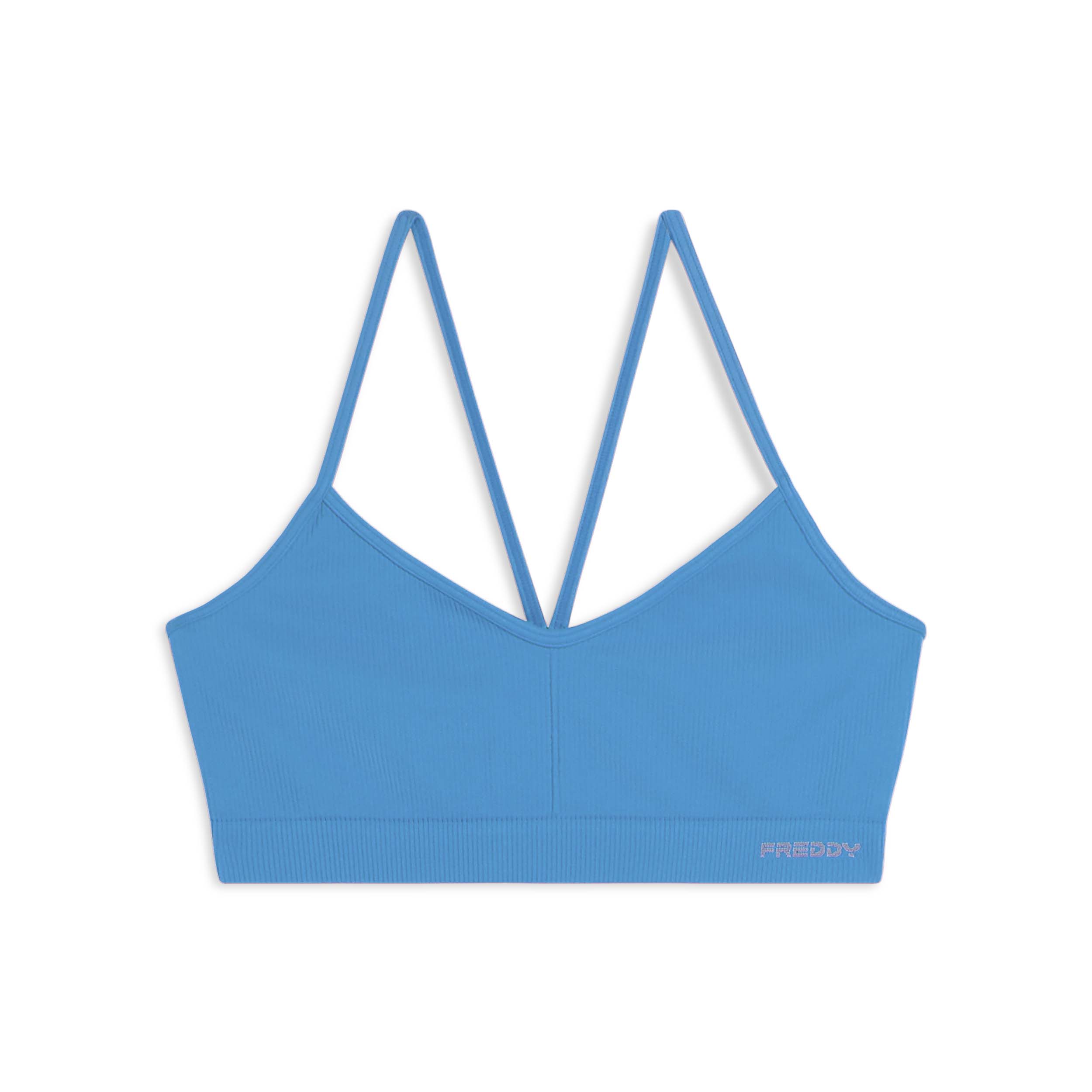 Freddy Top sportivo seamless con spalline incrociate