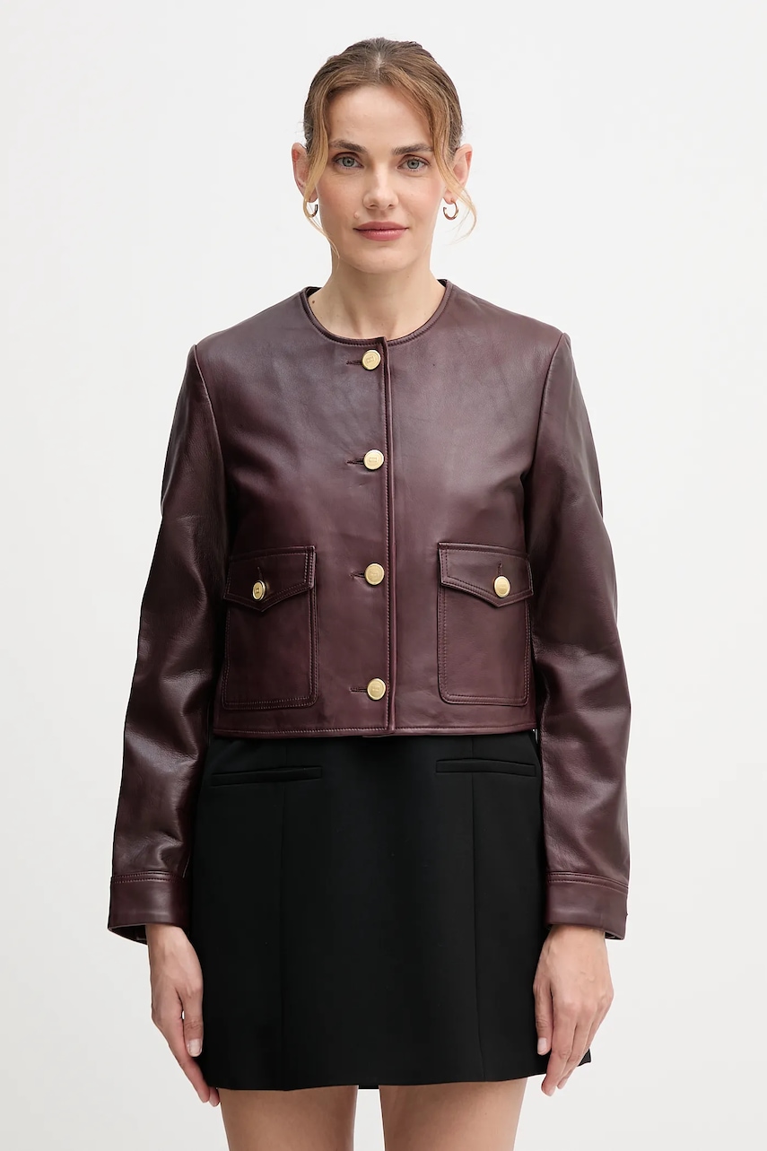 Tommy Hilfiger giacca in pelle