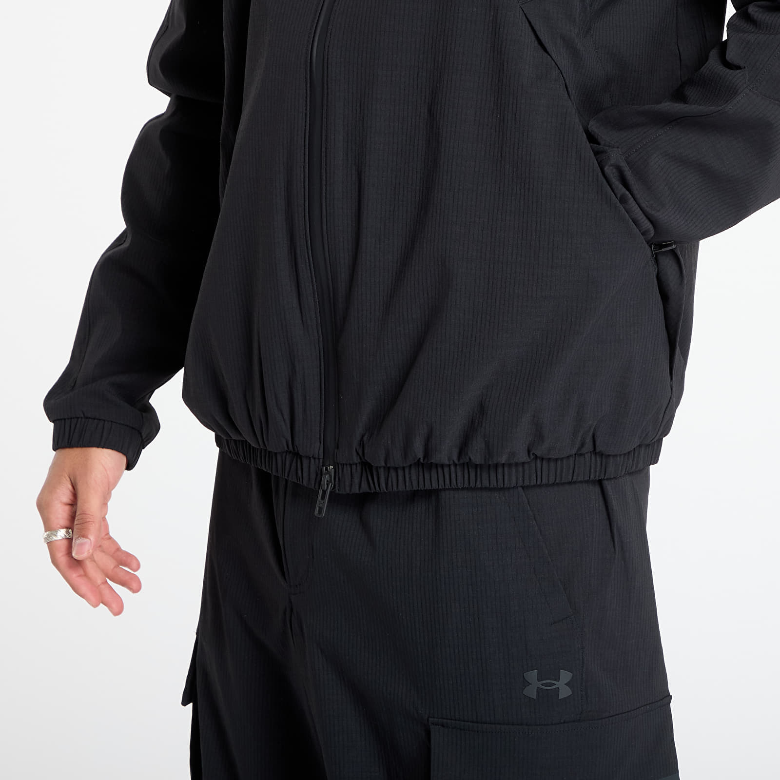 Giacca Under Armour Ua Unstoppable Txt Woven Jacket Black XL